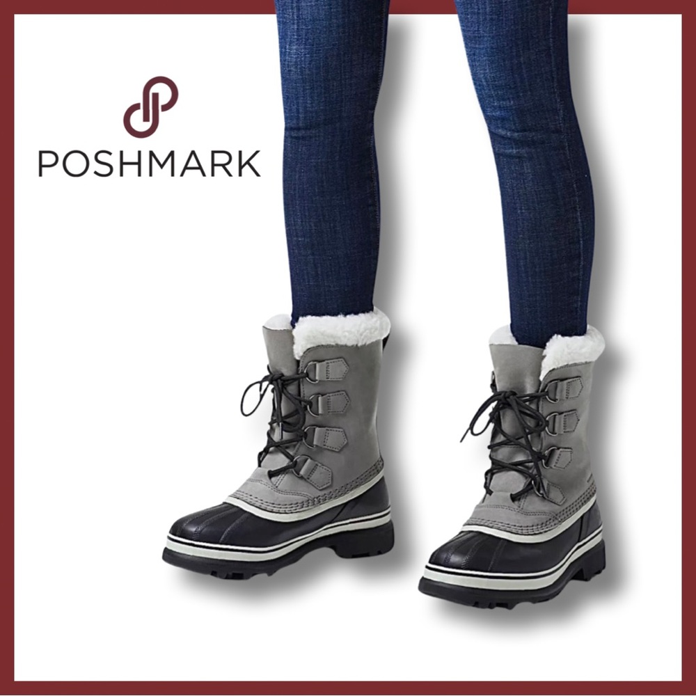 Sorel Black and Gray Winter Boots